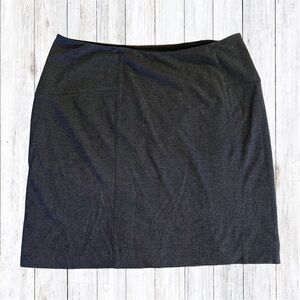 Lyssé Black Mini Skirt Pull On Stretch Large Petite